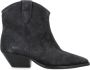 Isabel marant Zwarte enkellaarsjes met Cubaanse hak Black Dames - Thumbnail 1