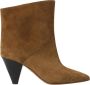 Isabel Marant Zwarte Suède Enkellaarzen - Thumbnail 1