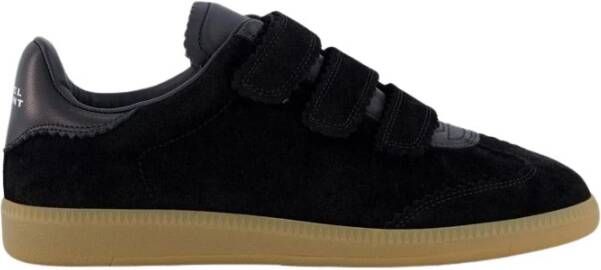 Isabel Marant Zwarte Suède Sneaker Beth