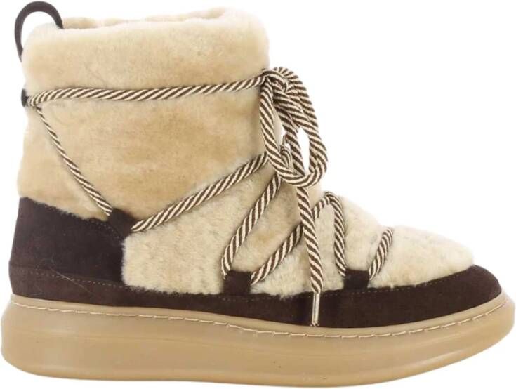 Ivylee Copenhagen Ankle Boots Beige Dames