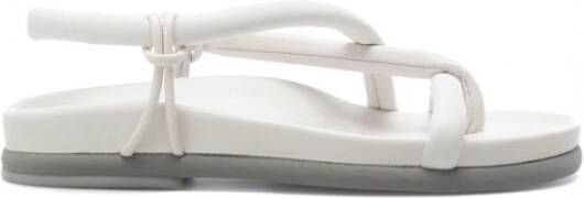 Ixos Flat Sandals White Dames