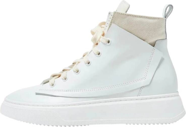 Ixos Witte Sneakers met Boxzool en Gestikt Logo White Dames
