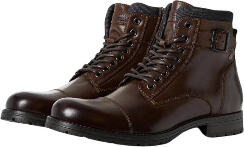 JACK & JONES Bottine Jfw Albany Leather Noos voor heren Bruin Maten: 40 42 - Foto 5