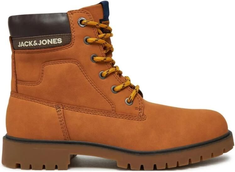 JACK & JONES nubuck veterboots camel