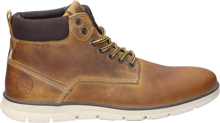 JACK & JONES JACK&JONES FOOTWEAR JFWTUBAR LEATHER HONEY SN Heren Laarzen - Foto 5
