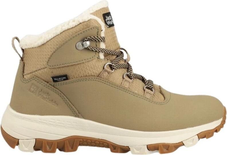 Jack Wolfskin Everquest Texapore Mid Women Waterdichte winterschoenen Dames 40.5 bruin clay beige