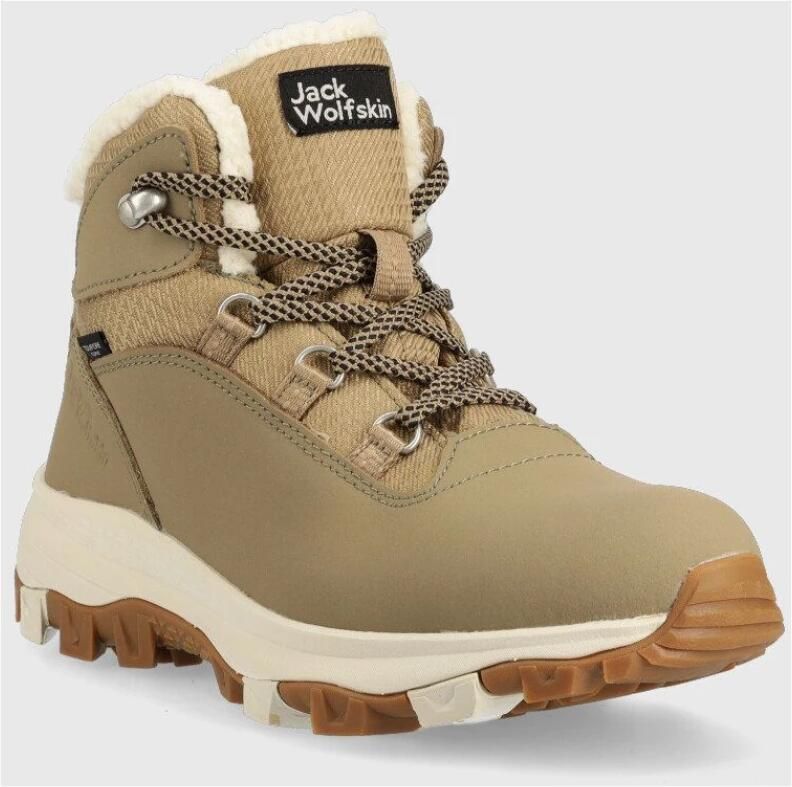 Jack Wolfskin Everquest Texapore Mid Women Waterdichte winterschoenen Dames 40.5 bruin clay beige - Foto 2