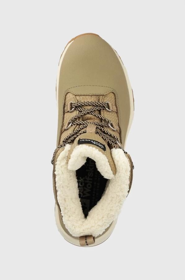 Jack Wolfskin Everquest Texapore Mid Women Waterdichte winterschoenen Dames 40.5 bruin clay beige - Foto 4