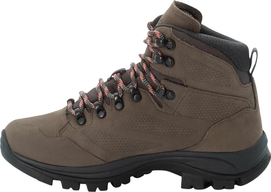 Jack Wolfskin Rebellion Texapore Mid Women Waterdichte trekkingschoenen Dames Brown Phantom - Foto 2