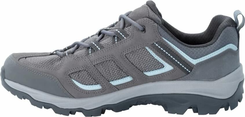 Jack Wolfskin Vojo 3 Texapore Low Dames waterdichte lage wandelschoenen Tarmac Grey Light Blue - Foto 3