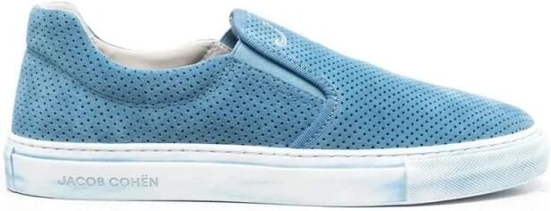 Jacob Cohën Perforated Slip-On Sneakers