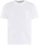 Jacob Cohën Ribboord Ronde Hals T-shirt Wit - Thumbnail 1