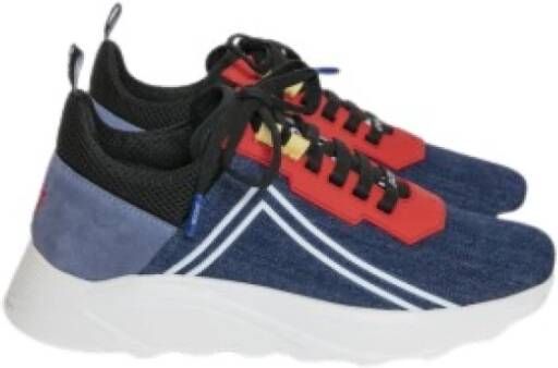 Jacob Cohën Spiridon Hardloopschoenen Blauw Zwart Rood Multi-textuur Blauw Heren