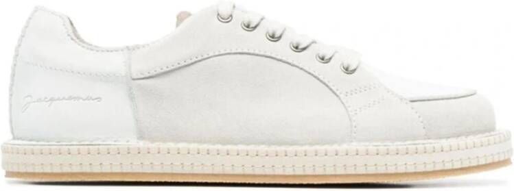 Jacquemus Beige Suède Sneakers Beige Heren