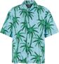 Jacquemus Blauw Overhemd met Palmboomprint - Thumbnail 1