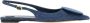 Jacquemus Blauwe Denim Slingback Ballerina`s - Thumbnail 1