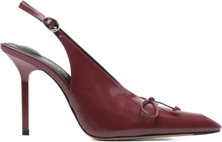 Jacquemus Bordeaux Ballerina's voor Vrouwen