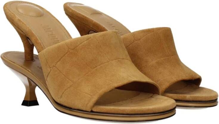 Jacquemus Bruin Leren Stiletto Hakken Sandalen - Foto 2