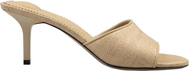 Jacquemus Bruine Leren Sandalen