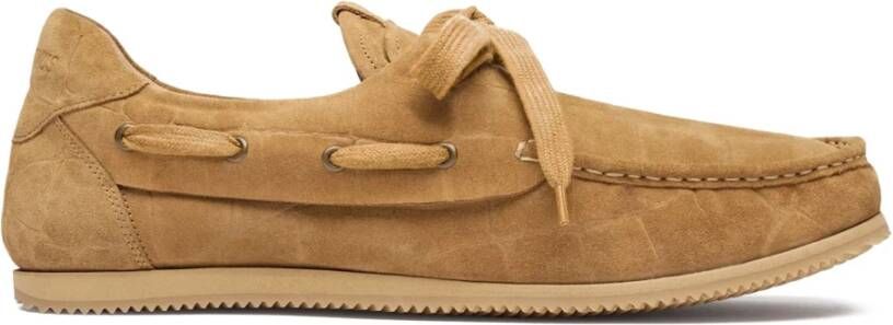 Jacquemus Bruine Platte Leren Schoenen