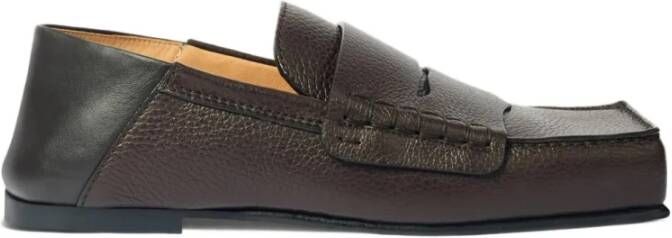 Jacquemus Bruine Platte Leren Schoenen