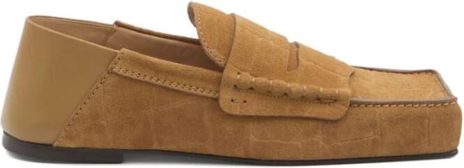 Jacquemus Bruine Platte Schoenen Stijlvol