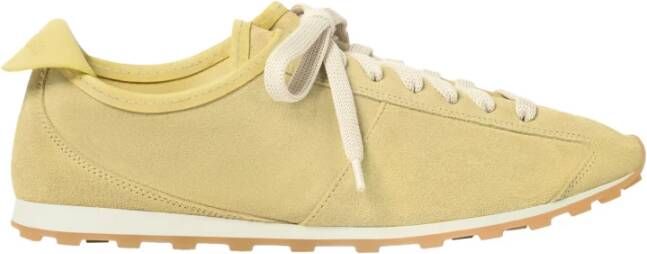 Jacquemus Gele Leren Sneakers