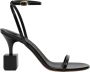 Jacquemus Geometrische Hak Zwarte Sandalen - Thumbnail 1