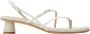 Jacquemus Gesp Lederen Plateau Sandalen White Dames - Thumbnail 1