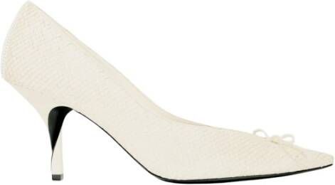 Jacquemus Ivoorleren Pumps Les Escarpins Tourni