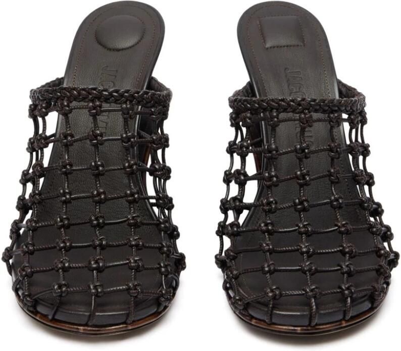 Jacquemus Bruine en Zwarte Sandalen voor Vrouwen