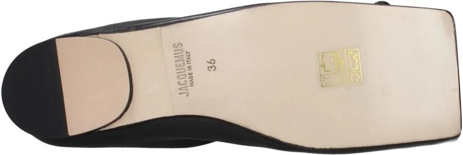 Jacquemus Zwarte Ballerina Schoenen voor Vrouwen Black Dames