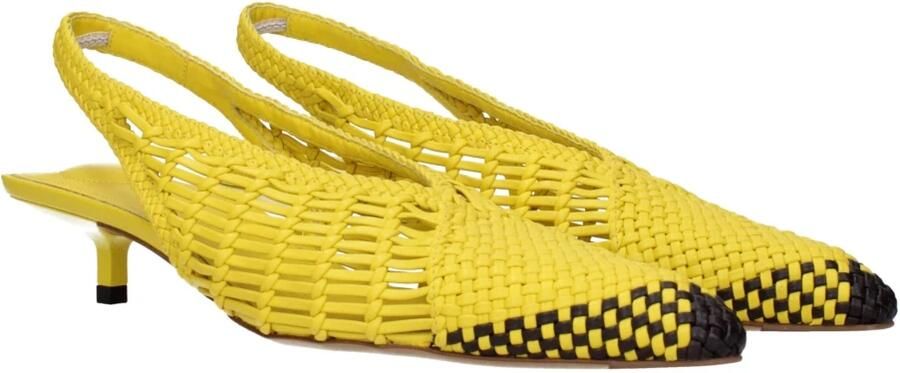 Jacquemus Gele ballerina's voor vrouwen