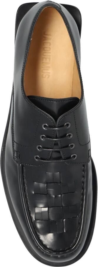 Jacquemus Les Derbies Tresses Leather Shoes
