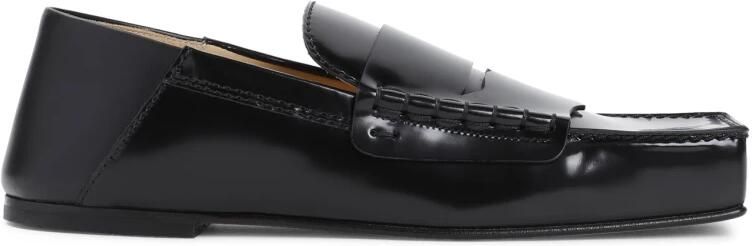 Jacquemus Vierkante Neus Leren Loafers Black Heren - Foto 4