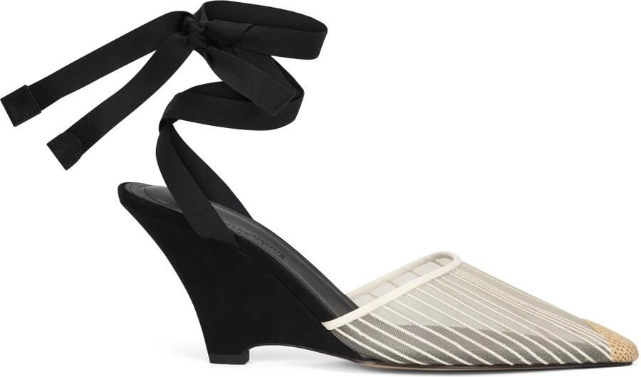 Jacquemus Mules in Mesh met Sleehak
