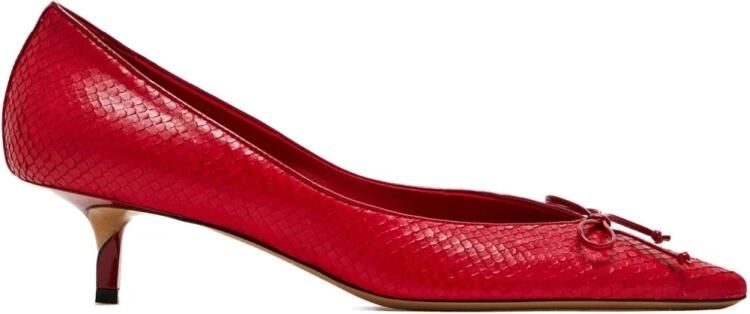 Jacquemus Rode halfhoge hakken