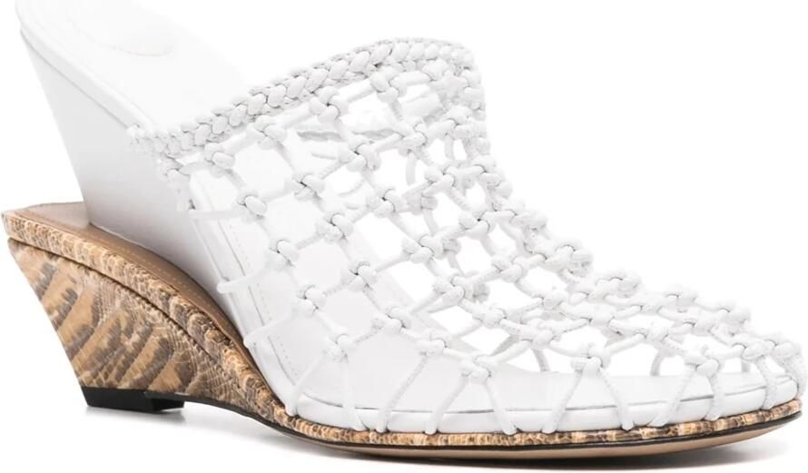 Jacquemus Witte Leren Sandalen