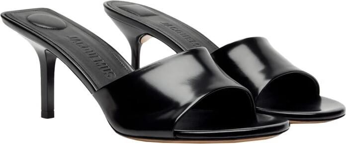 Jacquemus Zwarte Leren Sandalen