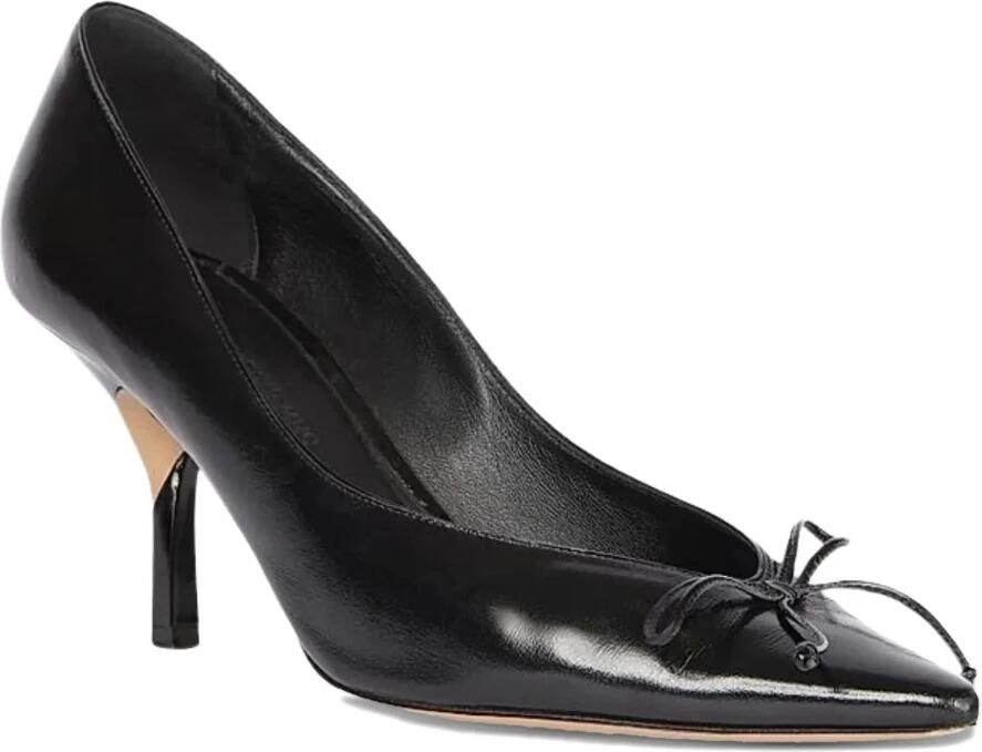 Jacquemus Zwarte leren schoenen met hak