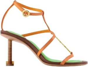 Jacquemus High Heel Sandals Oranje Dames