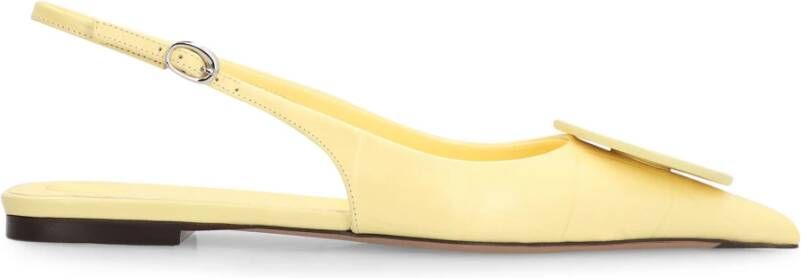 Jacquemus Leren Slingback Pumps Puntige Neus Gesp