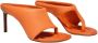 Jacquemus Pre-owned Leather heels Orange Dames - Thumbnail 1