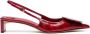 Jacquemus Hoge hakken Les Slingbacks Duelo B Pumps Leather in rood - Thumbnail 1