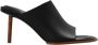 Jacquemus Rond Carre heeled mules Zwart Dames - Thumbnail 1