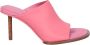 Jacquemus Roze Sandalen Asymmetrisch Geometrisch Ontwerp - Thumbnail 1