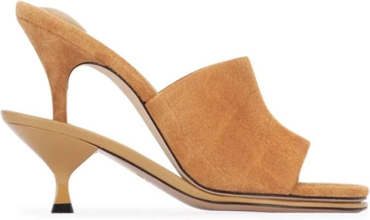 Jacquemus Stijlvolle Double Mules Schoenen