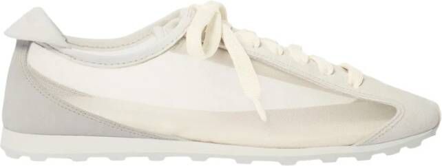 Jacquemus Witte Damessneakers Polyamide Bovenwerk