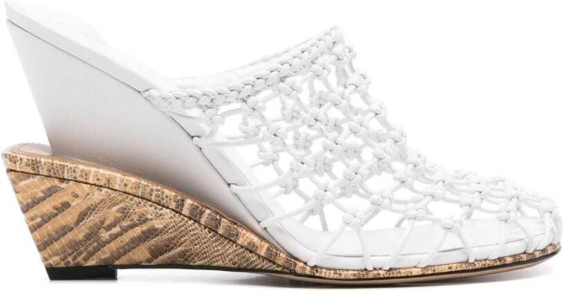 Jacquemus Witte Leren Sandalen