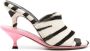 Jacquemus Zebra Dubbele Muiltjes Multicolor Dames - Thumbnail 1